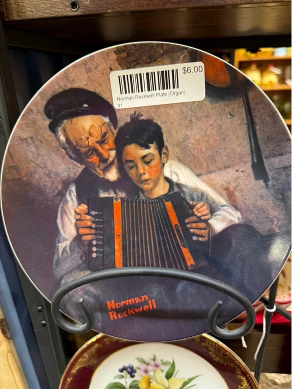 Norman Rockwell "The Music Maker" Decorative Plate